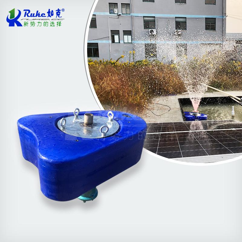 太陽(yáng)能曝氣機(jī)光伏曝氣機(jī)景觀(guān)噴泉式水體曝氣機(jī)河道污水處理曝氣機(jī)